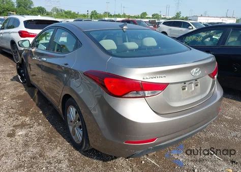 2014 Hyundai Elantra Se из США, поврежденный, VIN 5NPDH4AE8EH479452
